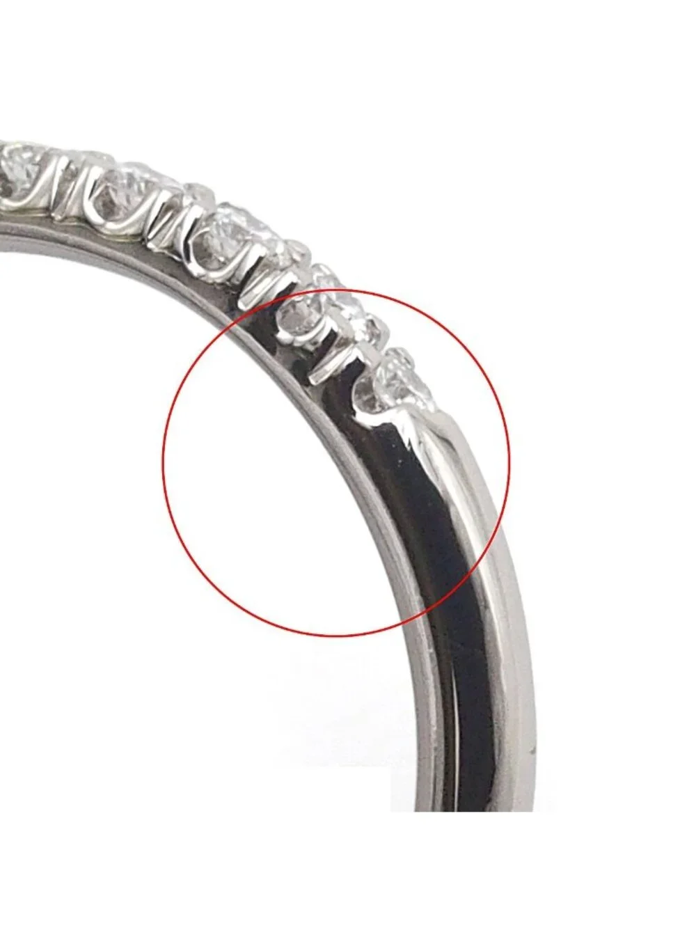 Cartier Destinee Solitaire Ring Platinum Diamond Pave 48
